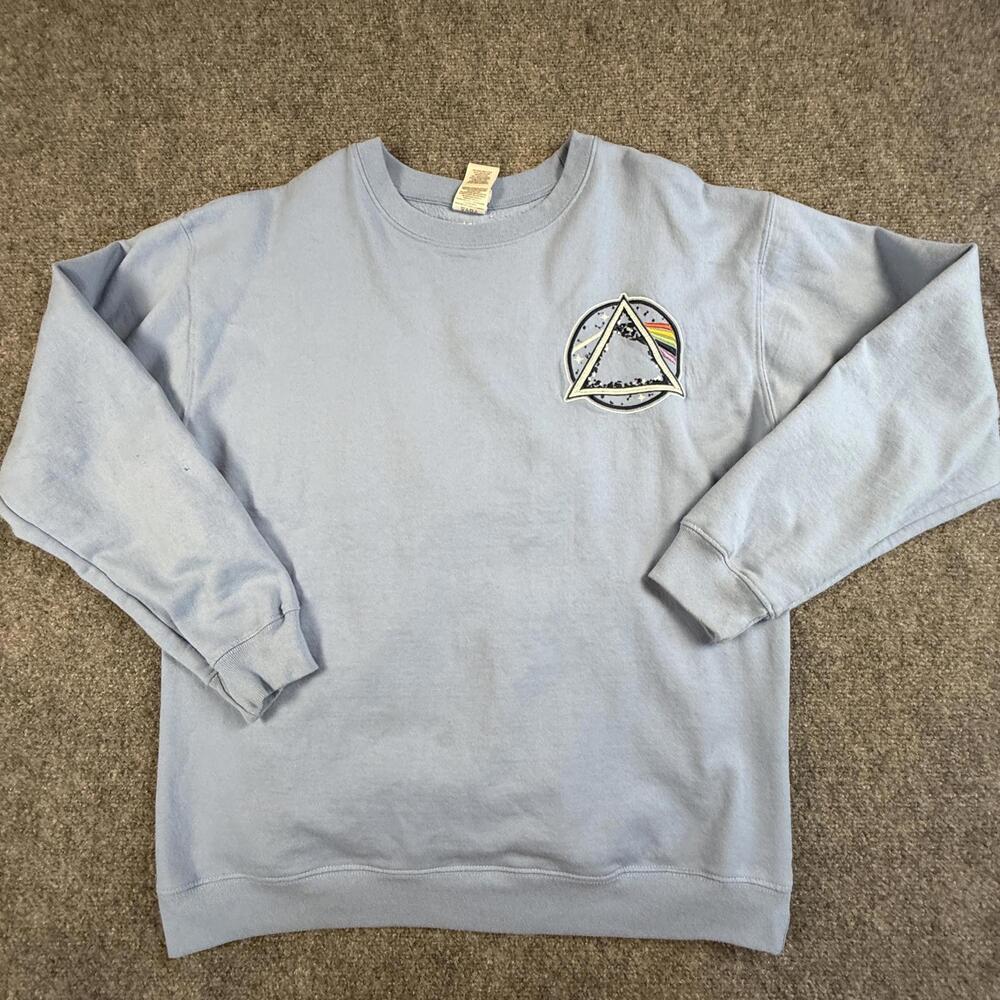 Pink‎ Floyd Light Blue Crewneck Sweatshirt Medium #1717